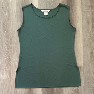 Misook Deep Green Tank Top